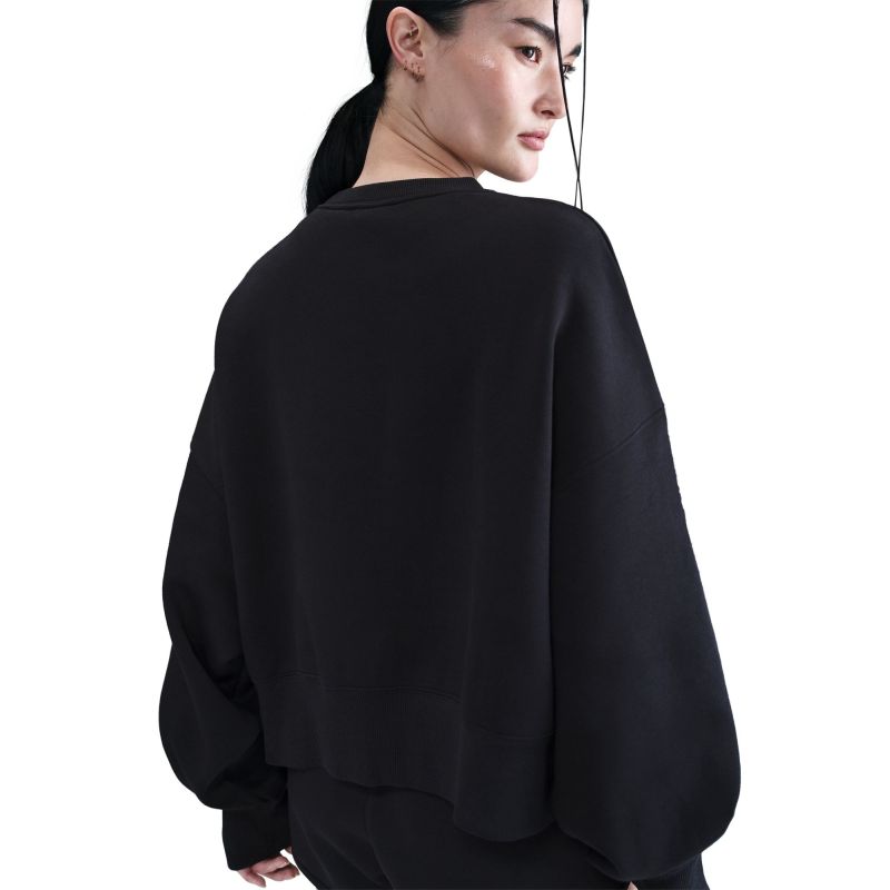 Nike Court Heritage Phoenix Fleece Over Oversized Crew Neck - black/anthracite