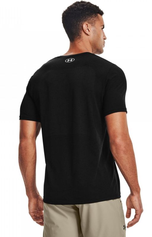 Under Armour Men's UA Seamless Short Sleeve - black/mod gray