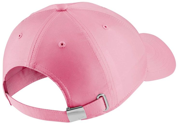 Nike Youth Heritage 86 Cap Metal Swoosh - pink/metallic silver