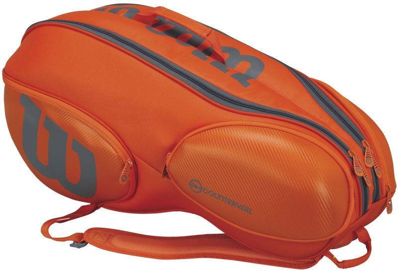 Wilson Vancouver Burn Countervail 9 Pk Bag - orange/grey