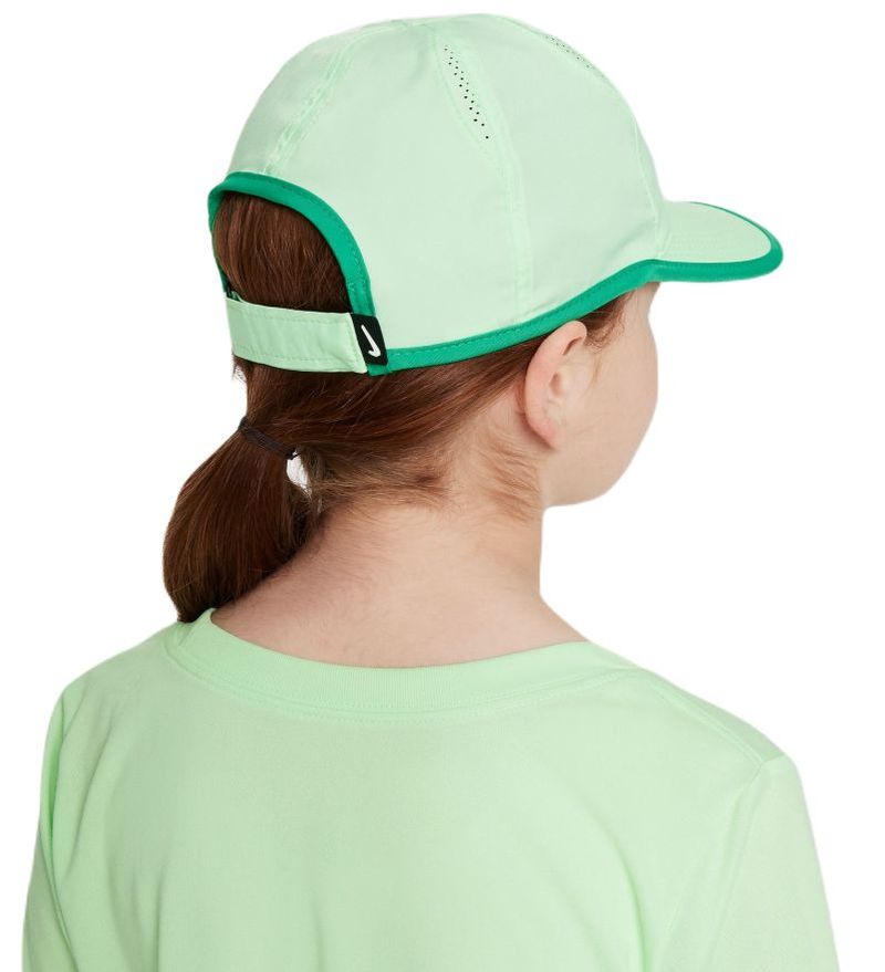 Nike Dri-Fit Club Kids' Unstructured Featherlight Cap - vapor green/stadium green/st