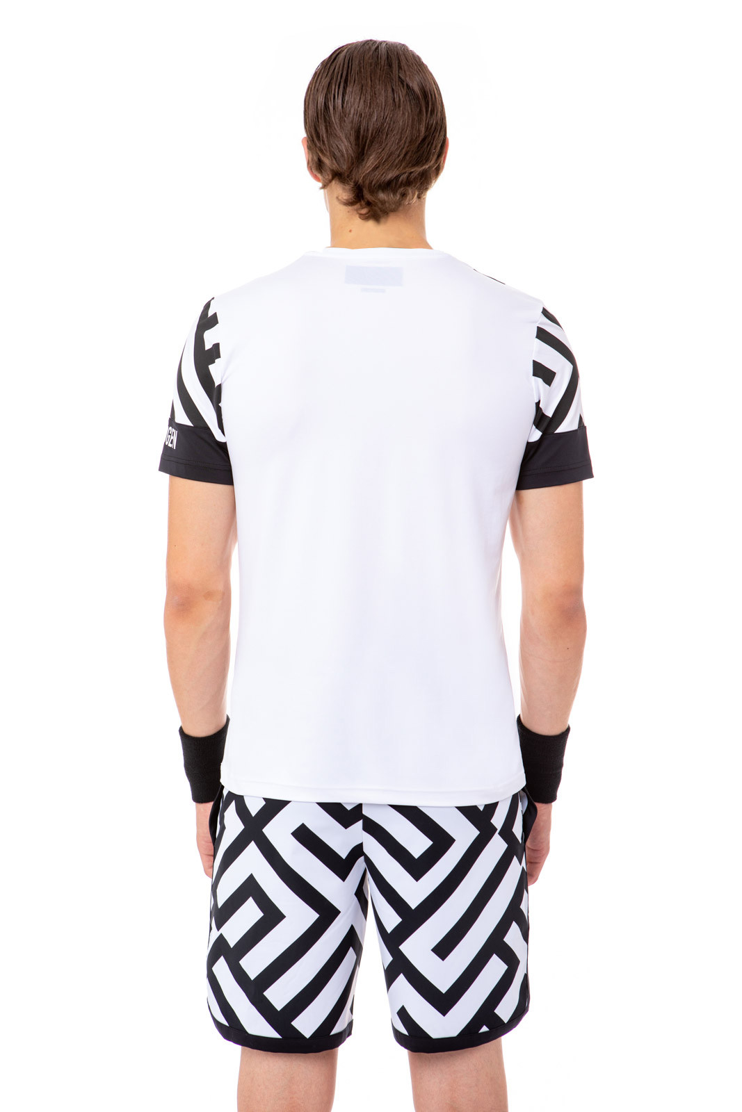 Hydrogen Tech Labyrinth Tee - white/black