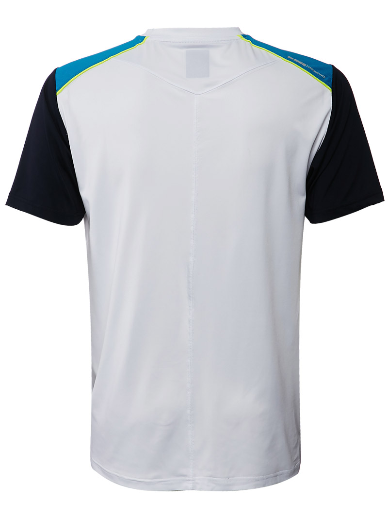 Prince Shoulder Panel Crew - white/aqua
