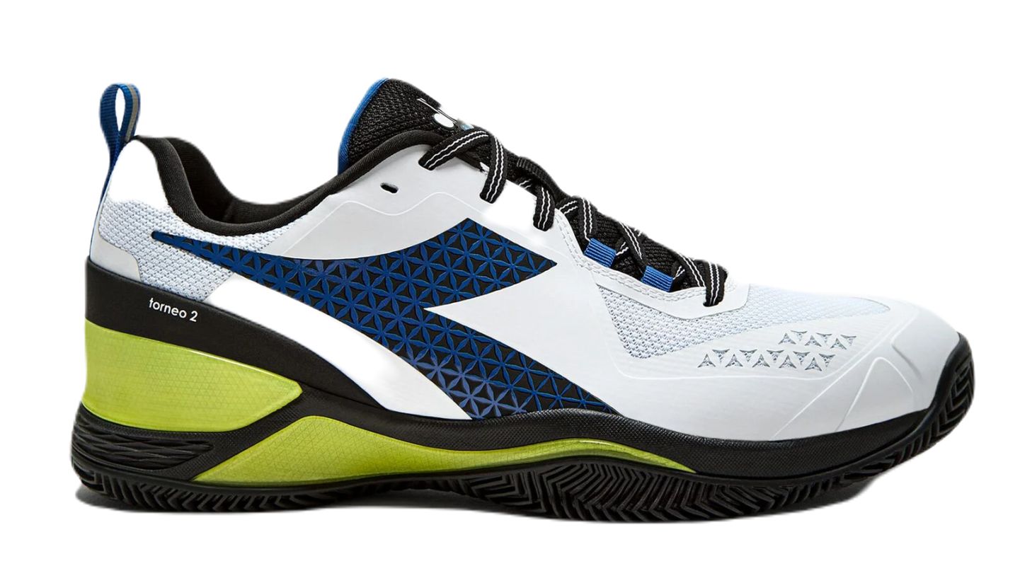 101-1eTD1zRxo2bTPj Diadora Blushield Torneo 2 Clay - white/deja vu blue/black