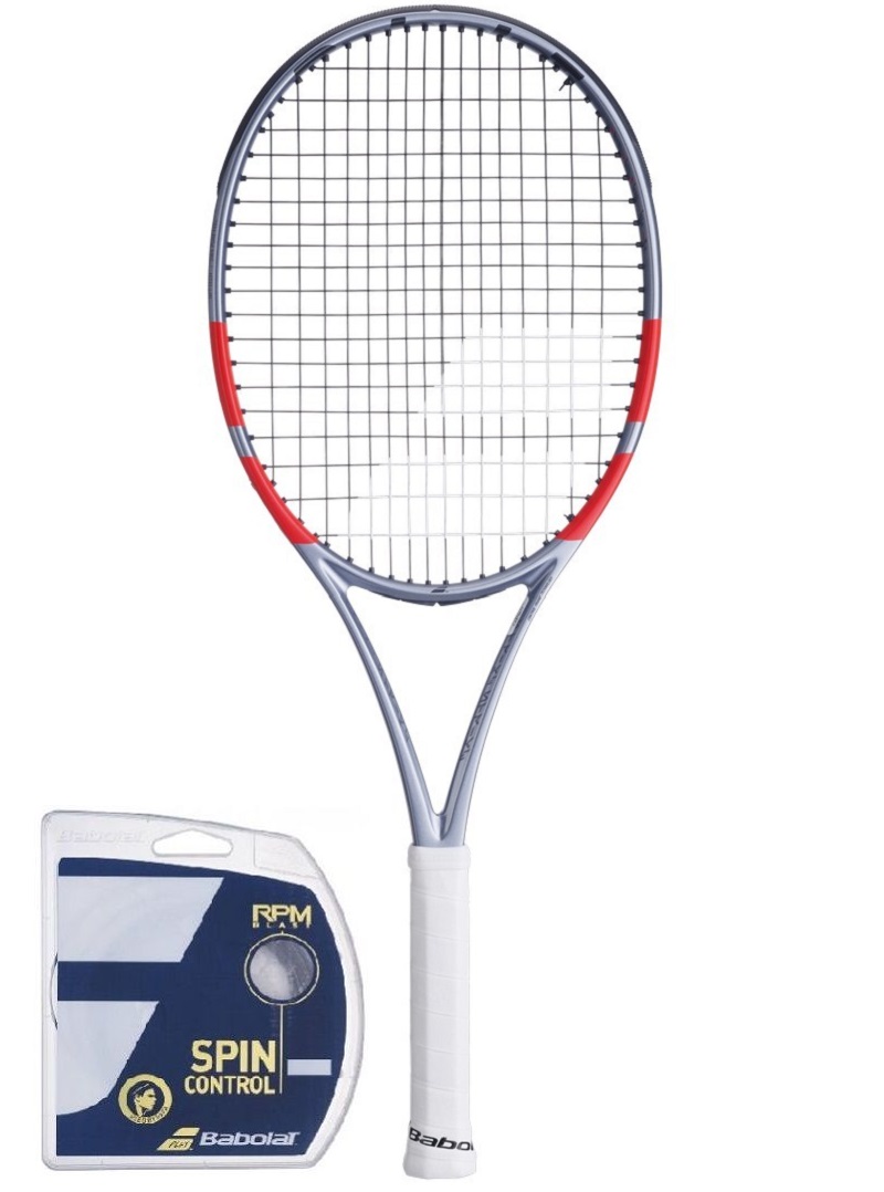 Babolat Pure Strike Team 4-gen - grey/fluo strike
