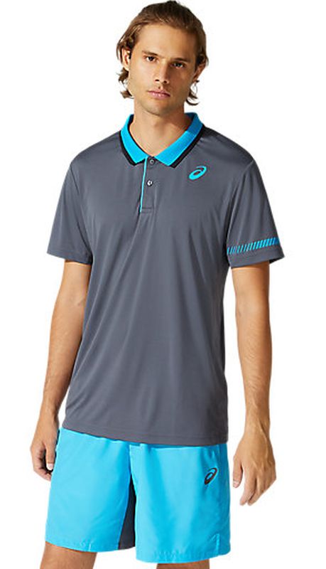 Asics Padel M Polo Shirt - carrier grey