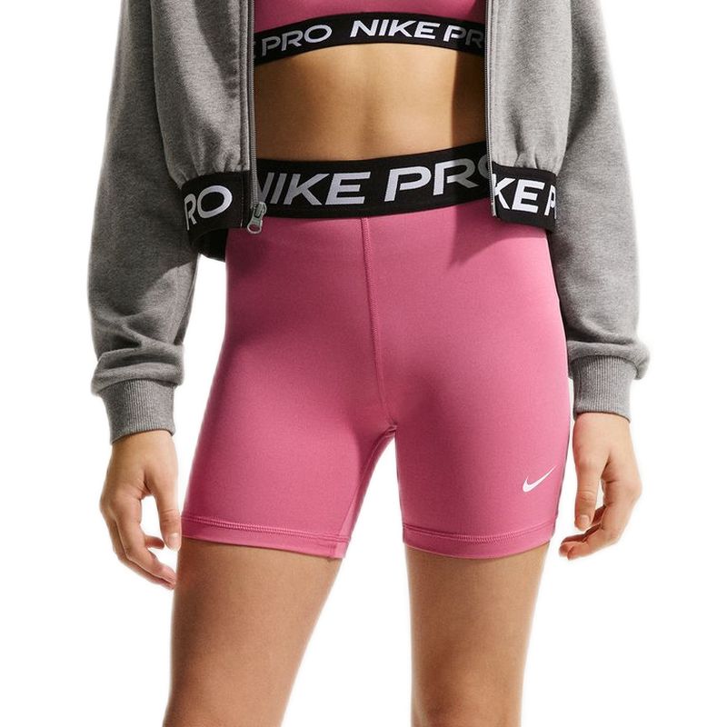 Nike Kids Pro Dri-Fit 5" - poeny/white Nike Kids Pro Dri-Fit 5" - poeny/white
