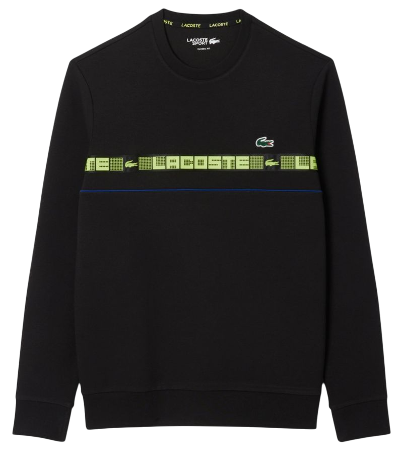 Lacoste Branded Stripe - black 