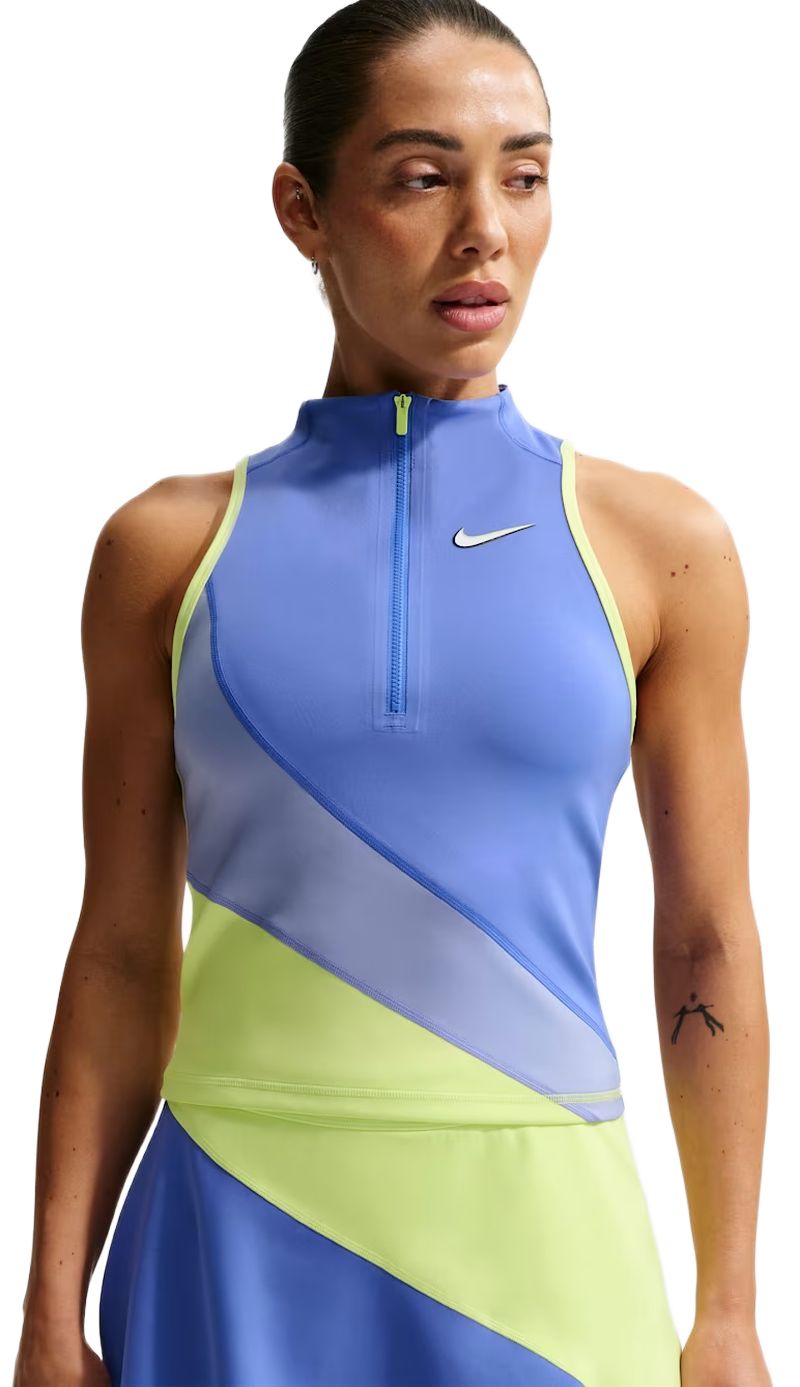 Nike Court Slam Tank - sapphire/light thistle/light lemon twist/white 