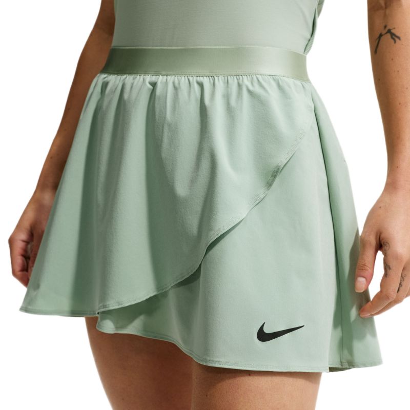Nike Court Paris Slam Dri-Fit High Waisted Tennis - steam/steam/black