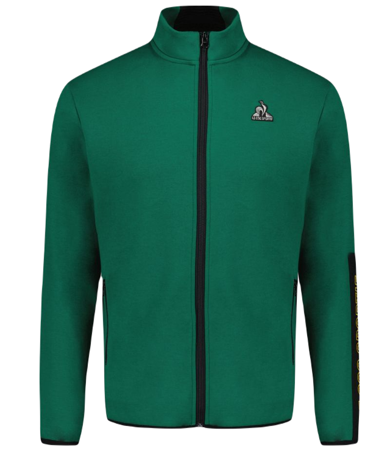 Le Coq Sportif TECH Full Zip Sweat N°1 SS23 - vert foncé camuset