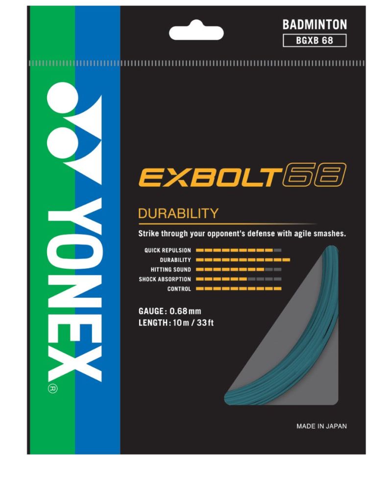 Yonex Exbolt 68 (10 m) - turquoise