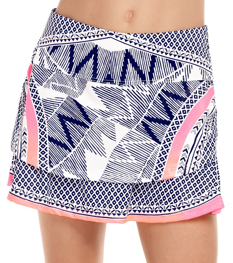 Lucky in Love Santa FE Glow Skirt - neon pink