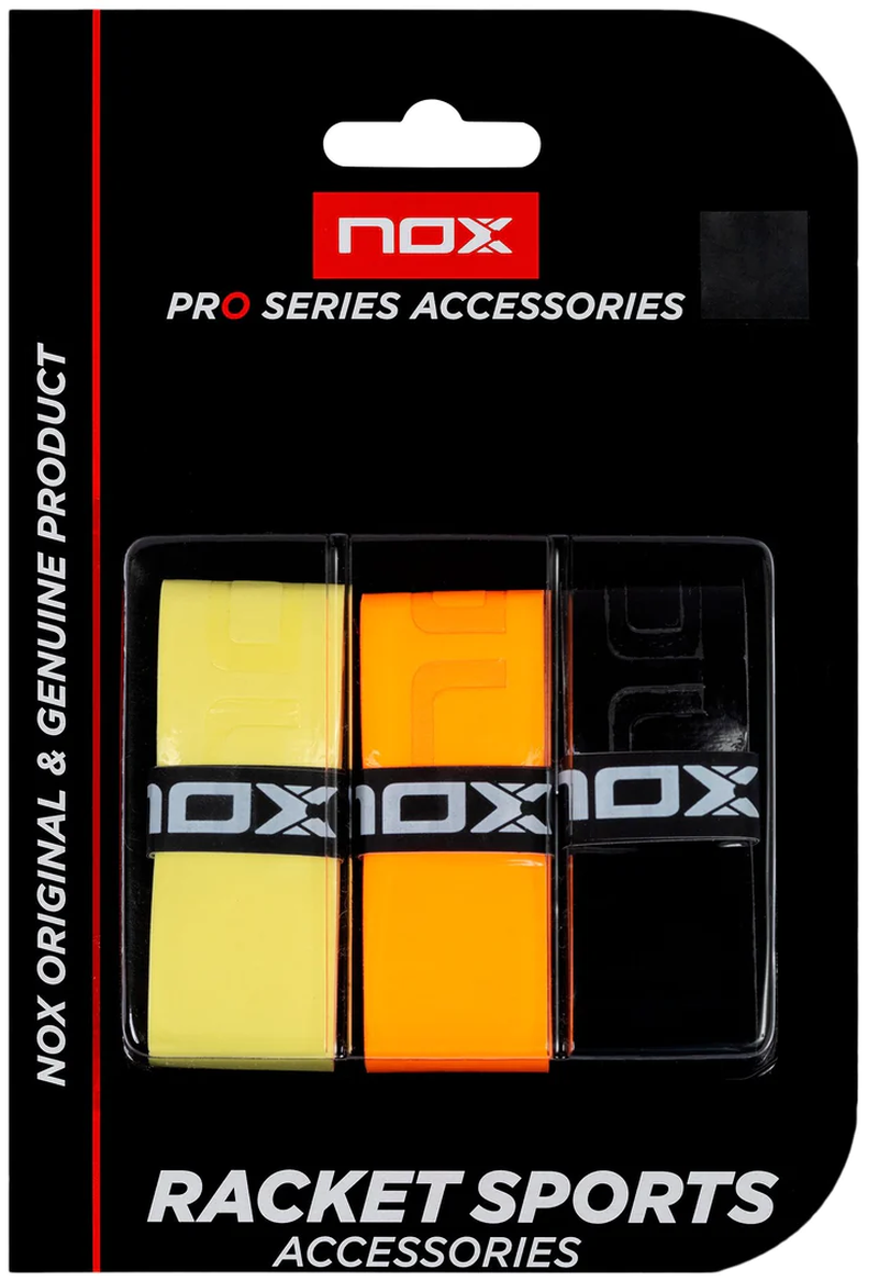 NOX Overgrip Pro 3P - yellow/orange/black