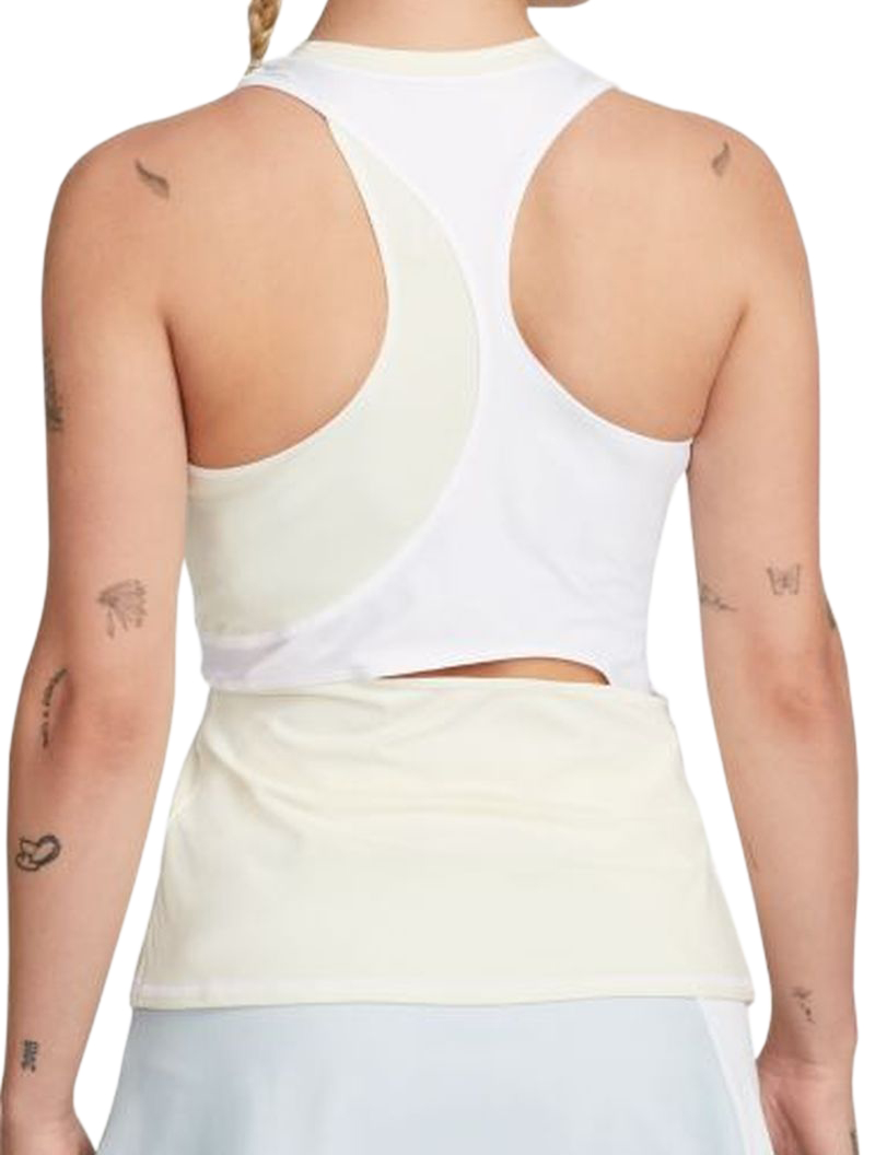 Nike Court Dri-Fit Slam Tennis Tank W - coconut milk/white/black