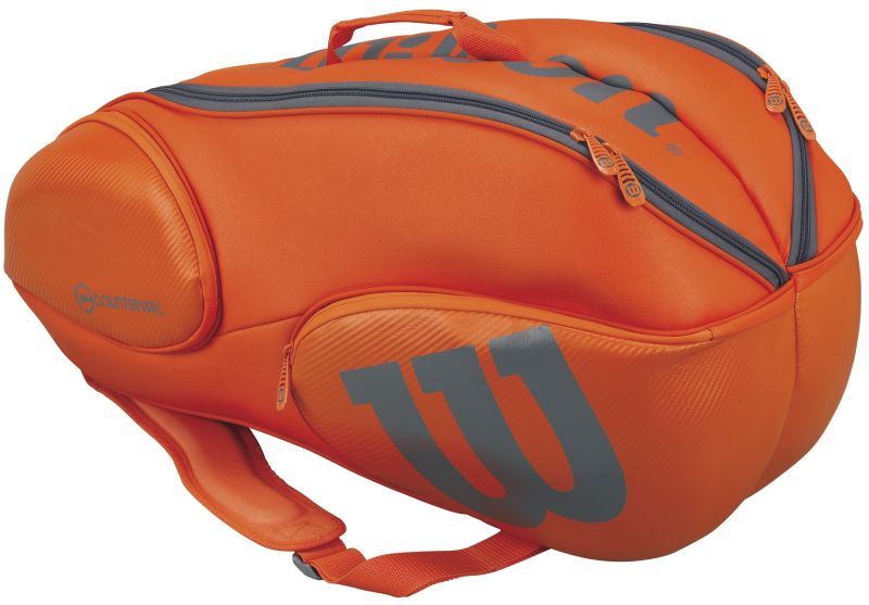 Wilson Vancouver Burn Countervail 9 Pk Bag - orange/grey