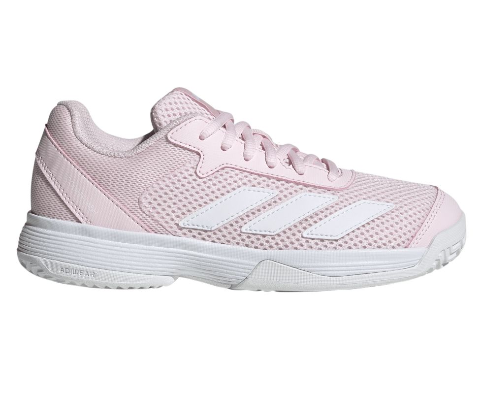 Adidas Courtflash K - distilled pink/cloud white/cloud white