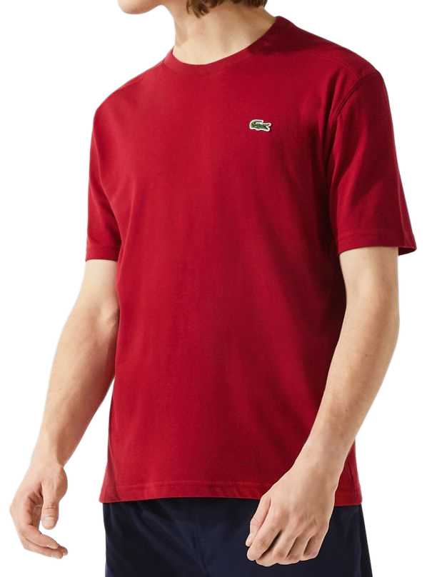 Lacoste Men’s SPORT Regular Fit Ultra Dry Performance T-Shirt - red Lacoste Men’s SPORT Regular Fit Ultra Dry Performance T-Shirt - red