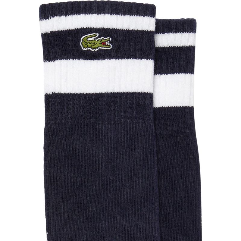 Lacoste Men's Performance Sock 1P - navy blue/white/grey