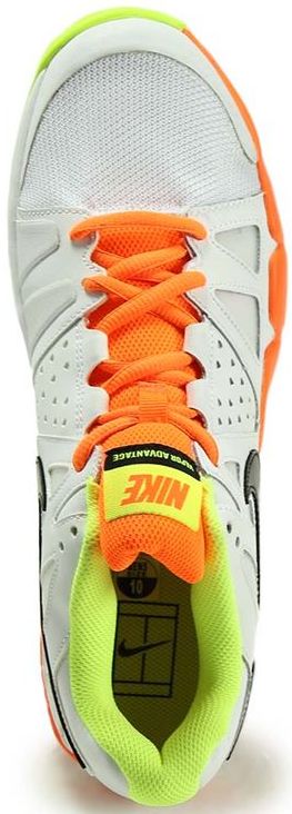 Nike Air Vapor Advantage - white/black/volt/total orange