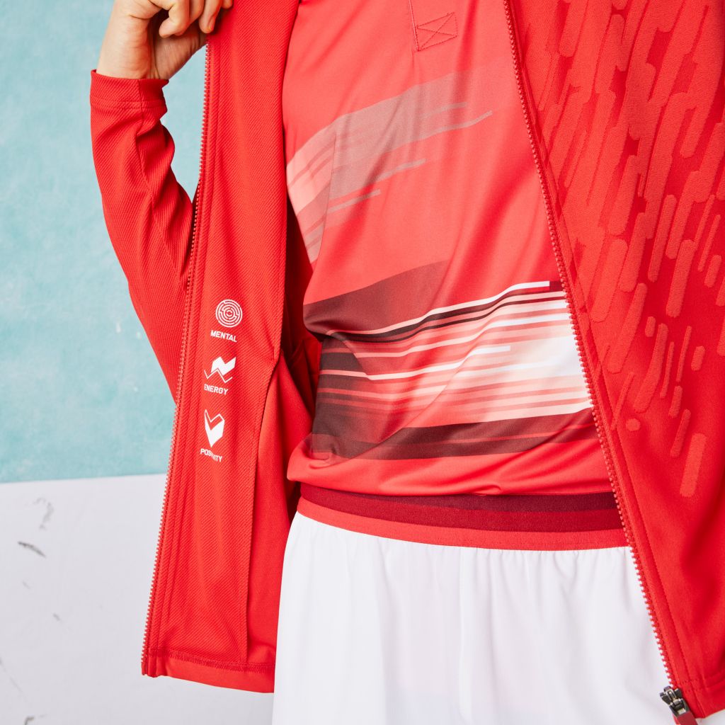 Lacoste Men's SPORT x Novak Djokovic Technical Zip Jacket - red