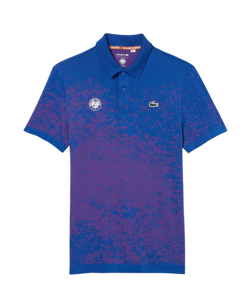 Lacoste Slim Fit Roland-Garros Edition Sport Polo - blue/pink