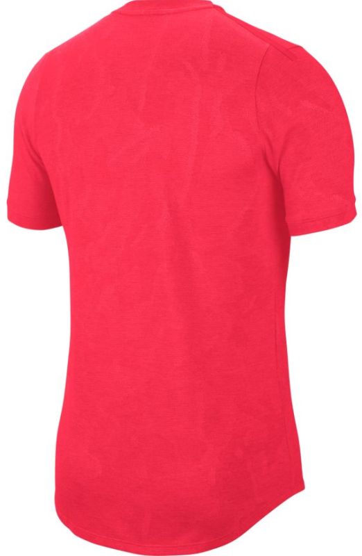 nike-court-dry-challenger-top-ss-laser-crimson-white-2 Nike Court Dry Challenger Top SS - laser crimson/white