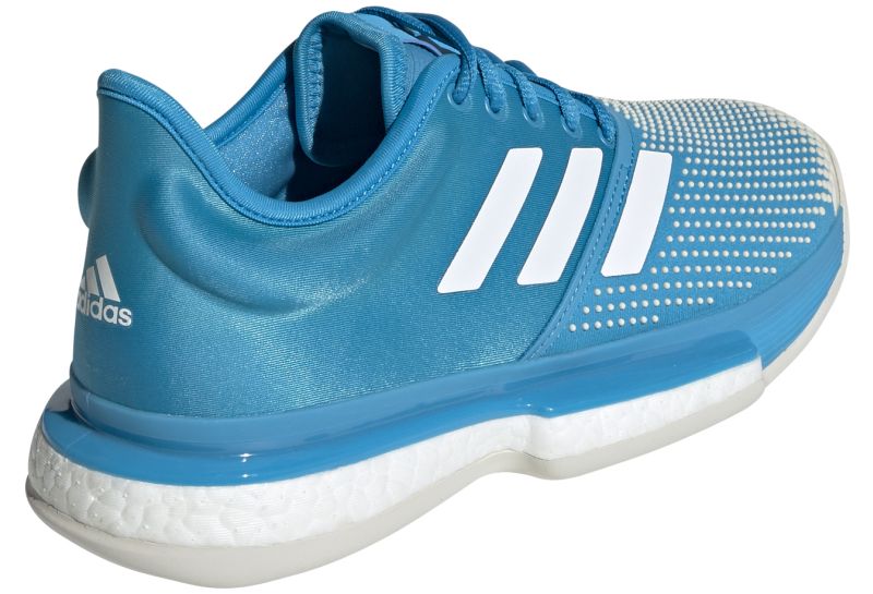 Adidas SoleCourt Boost W Clay - shock cyan/ftwr white/raw white