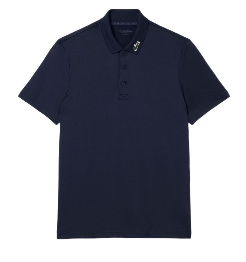 Męskie polo Lacoste Ultra Dry Stretch Golf - midnight blue