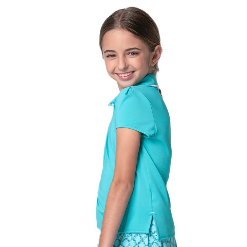 Lucky in Love Pleated Short Sleeve - parrot Lucky in Love Pleated Short Sleeve - parrot