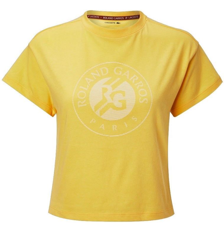 Lacoste Roland Garros T-Shirt W - yellow