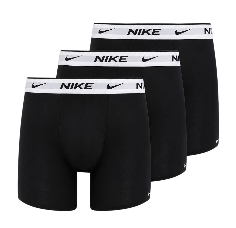 Nike Dri-Fit Essential Cotton Stretch Boxer Brief 3P - black/black/white