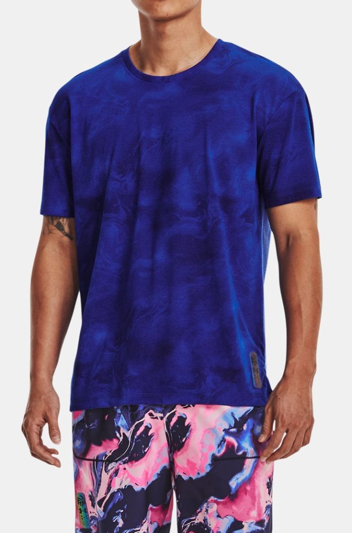 Under Armour Men's UA Run Anywhere Streaker Short Sleeve - bauhaus blue/versa blue