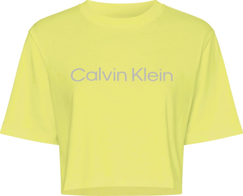 Calvin Klein SS Cropped T-shirt - sunny lime Calvin Klein SS Cropped T-shirt - sunny lime