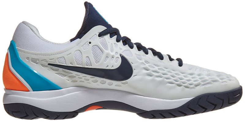 Nike Air Zoom Cage 3 HC - white/obsidian/light carbon/blue fury