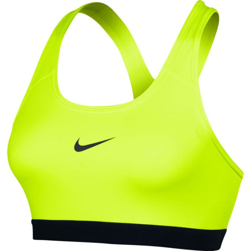 Nike Pro Classic Sports Bra - volt/black