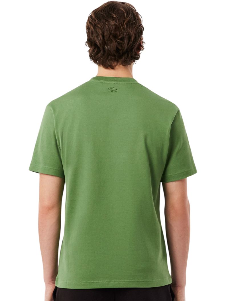 Lacoste Embroidered Heavy Jersey - lime green Lacoste Embroidered Heavy Jersey - lime green