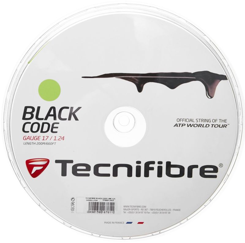 Tecnifibre Black Code (200 m) - lime