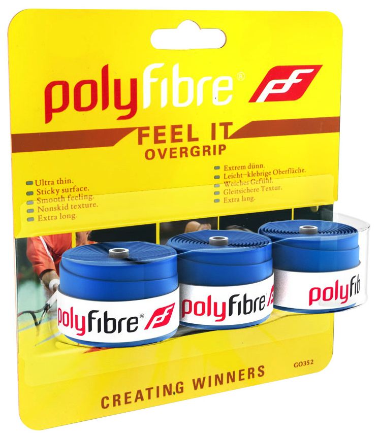 Polyfibre Feel It Overgrip 3P - blue