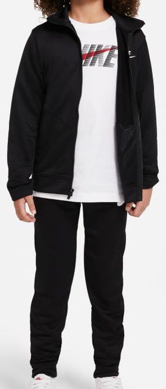 Nike NSW Core Tracksuit Play Futura NFS - black/black/white