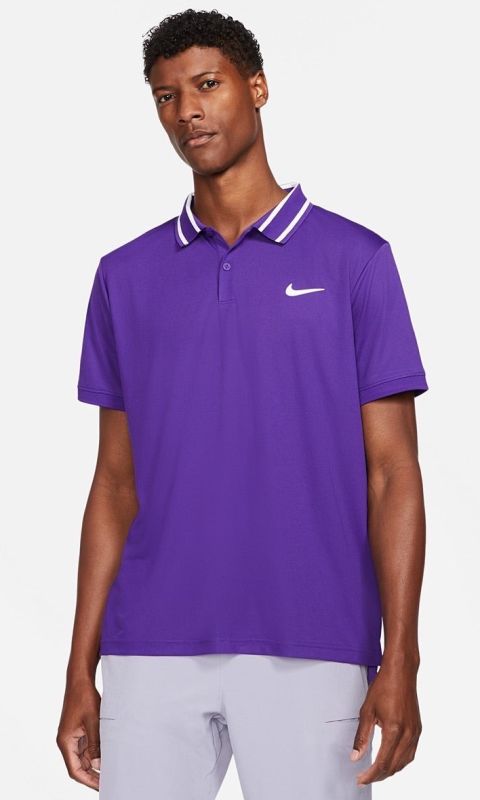 Nike Court Dri-Fit Victory Polo PQ M - court purple/white