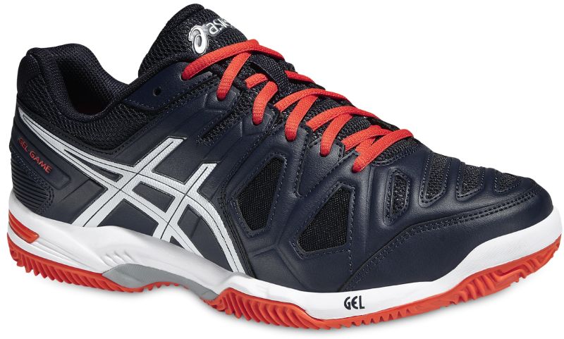 asics-gel-game-5-clay-sky-captain-white-orange Asics Gel-Game 5 Clay - sky captain/white/orange