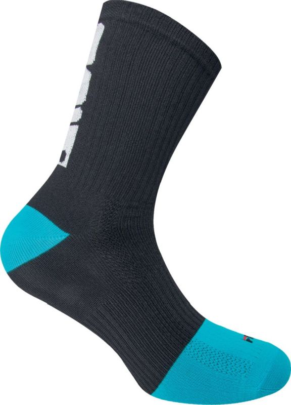 Fila Running Socks 2P - black/light blue fluo