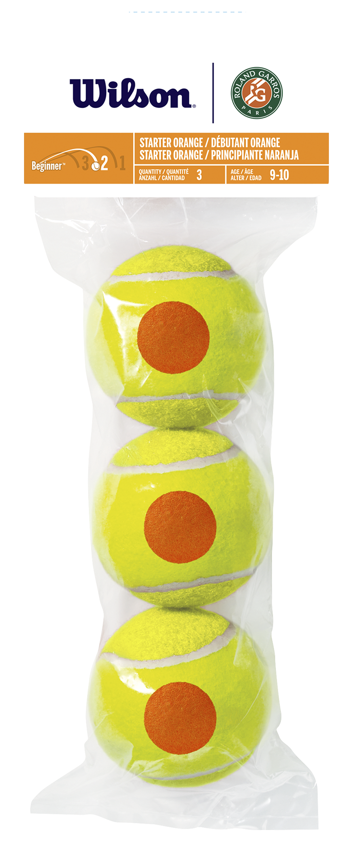 Wilson Roland Garros Orange 3B