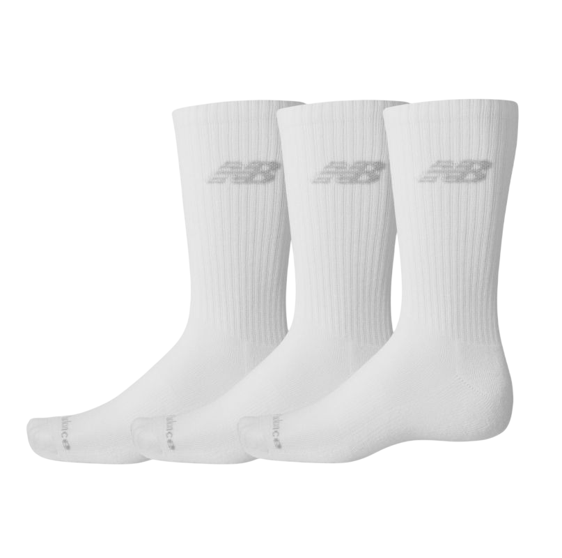 New Balance Performance Basic Crew 3P - white New Balance Performance Basic Crew 3P - white