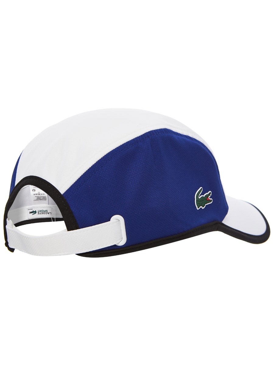 Lacoste Men's Lacoste SPORT Lightweight Colourblock Tennis Cap - white/blue/green/bl