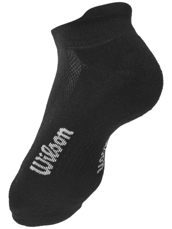 wilson-no-show-sock-3p-black-3 Wilson No Show Sock 3P - black