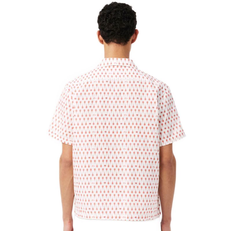 Lacoste Roland-Garros Edition Print - flour/briquette
