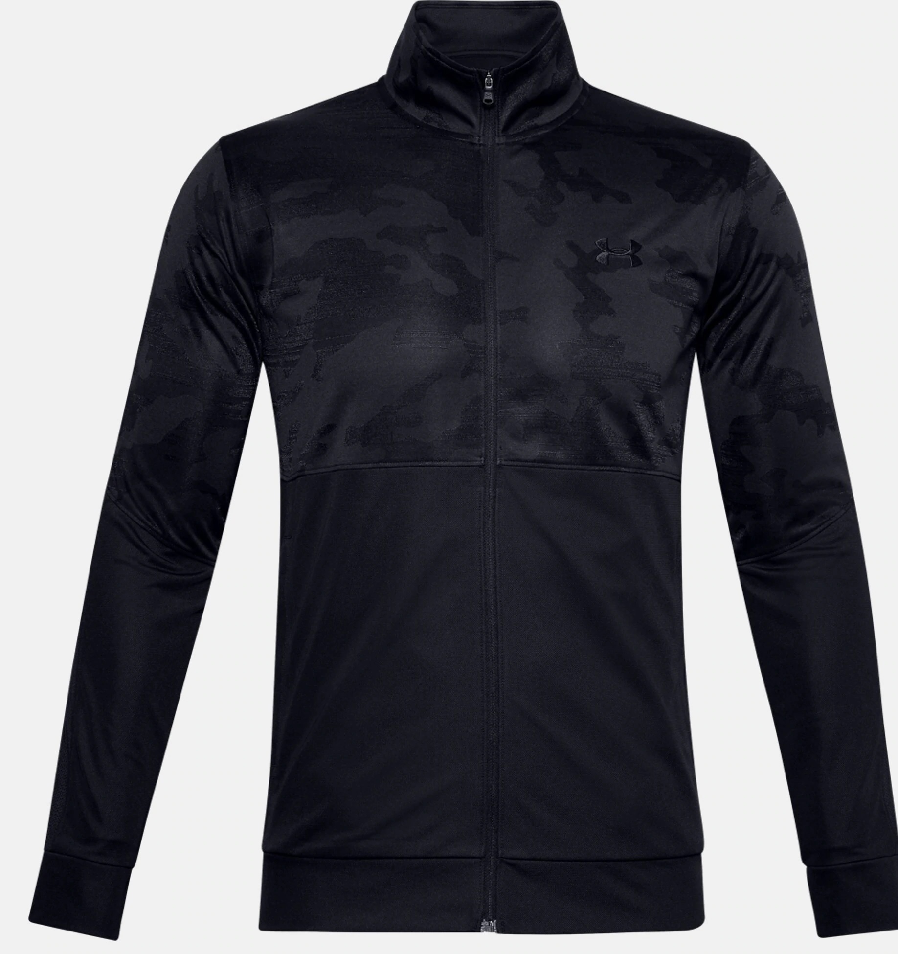 Under Armour SS Pique Track Como Jacket - black Under Armour SS Pique Track Como Jacket - black