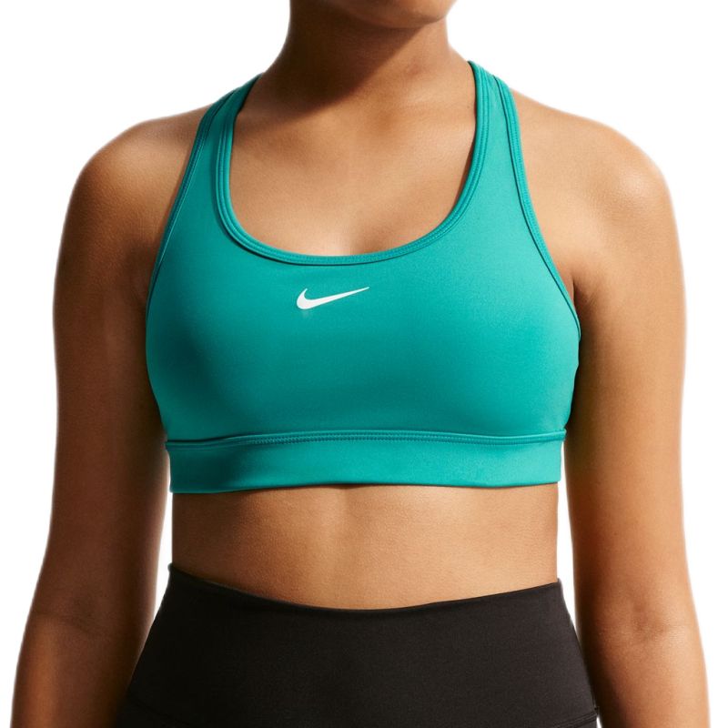 Stanik dziewczęcy Nike Girls Swoosh Sports - energy/white